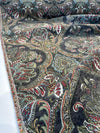 Upholstery Damask Swavelle Elowen Dark Multi Chenille Fabric By The Yard