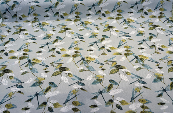 Damselfies Aqua Dragonflies Swavelle Upholstery Drapery Fabric 