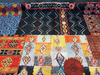 Suzani Bohemian Patchwork Velvet Upholstery Drapery Fabric By The Yard
