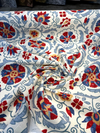 Trend Jaclyn Smith Floriated Linen Drapery Upholstery Fabric by the yard