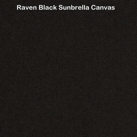 Raven Black Sunbrella Outdoor Upholstery Canvas Fabric By the yard