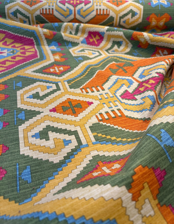 Waverly Tribal Eagle River Drapery Upholstery Print Fabric