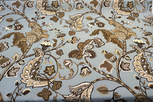  Wilmington 5th Avenue Designs Blue Drapery Upholstery Fabric 