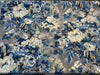 Waverly Cast A Spell Indigo Blue Floral Drapery Upholstery Fabric