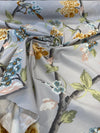 Robert Allen Helene Floral French Gray Drapery Upholstery Fabric