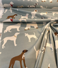 Doggy Trend Light Blue Vern Yip Drapery Upholstery Fabric By the Yard