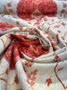 Richloom Aubusson Coral Red Damask Drapery Upholstery Fabric 