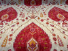 Richloom Aubusson Coral Red Damask Drapery Upholstery Fabric 