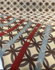 Sunbrella Tango Mink Geometric Jacquard Upholstery Fabric