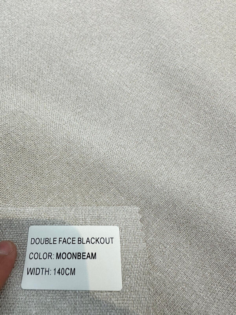 Double Face Blackout Moonbeam Drapery Fabric