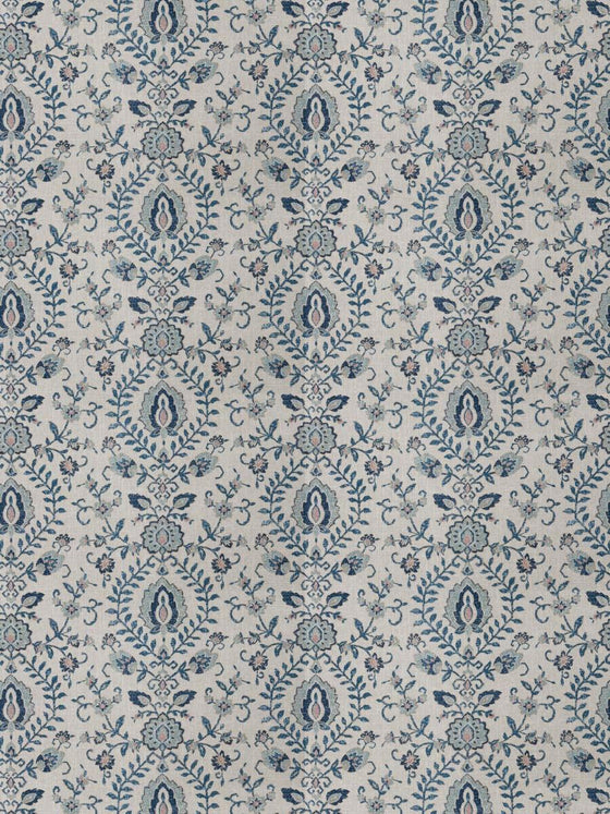Trend Fabricut Indigo 04231 Floral Damask Drapery Upholstery Fabric