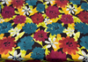 Robert Allen Lush Floral Berry Drapery Upholstery Fabric By the yard
