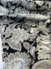 Swavelle Valdosta Black Lava Linen Rayon Floral Paisley Fabric