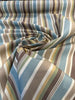 Sunbrella Stripe Brannon Seaglass Outdoor Fabric By the yard