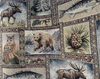 Yellowstone RR Golden Novelty Bear Tapestry Upholstery Fabric