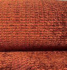  Omega Spice Rust Soft Chenille Upholstery Fabric By The Yard