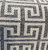 Irwin Greek Key Mod Chenille Charcoal Upholstery Regal Fabric By The Yard
