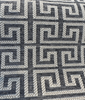 Irwin Greek Key Mod Chenille Charcoal Upholstery Regal Fabric By The Yard