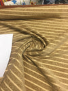 Italian herringbone Horizontal Antique Gold Upholstery Fabric By the yard
