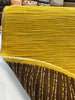 Ora Chartruse Gold Pleated Velvet Upholstery Fabric