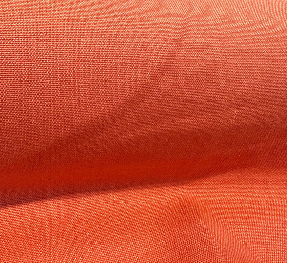 Glynn Linen Coral Heavy Linen Upholstery Drapery Covington Fabric