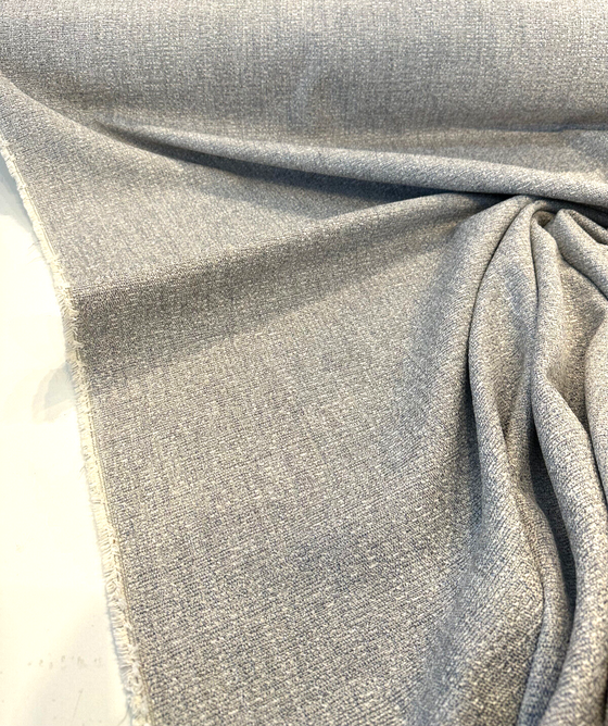 Viscaya Mist Blue Chenille Upholstery Italian Fabric