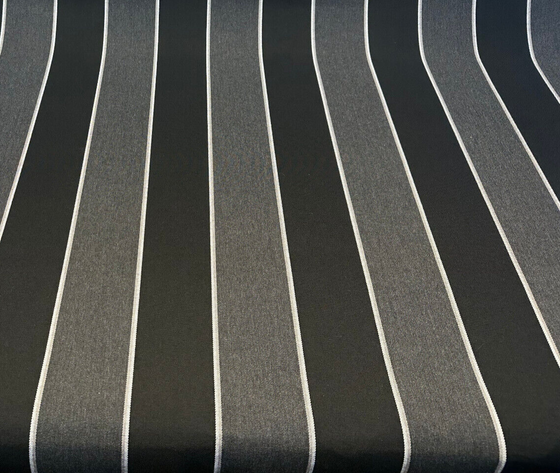Sunbrella Peyton Granite Black Stripe Outdoor 56075-0000 Fabric By the yard