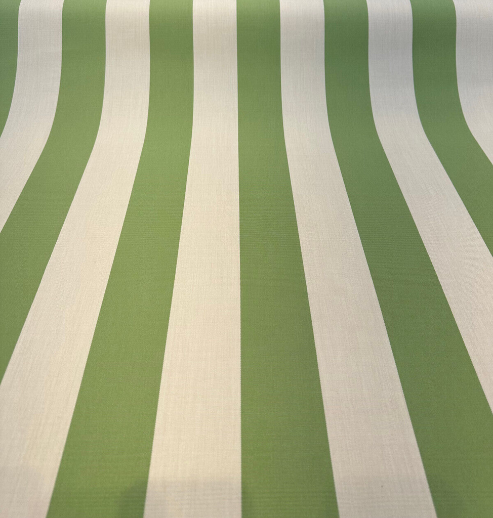 Sunbrella Townsend Gingko Green Stripe Outdoor Fabric
