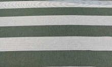  Sunbrella Performance Fizzle Green Ivy Stripe Outdoor CB2 Fabric