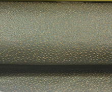  Teal with golden dots Brocade Italian Drapery Upholstery Fabric by the yard