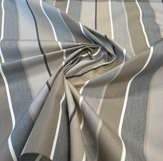 Sunbrella Milano Charcoal Stripes Outdoor 56079-0000 Fabric By the yard