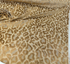 Leopard Caramel Jacquard Velvet Belgian Upholstery Fabric