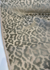 Leopard Taupe Jacquard Velvet Belgian Upholstery Fabric