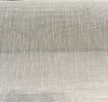  Belgian Linen Sheer Solid Ecru Curtain Drapery Fabric By the Yard
