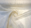 Belgian Linen Sheer Solid Bone Beige Curtain Drapery Fabric