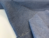Sunbrella Dumont Shibori Blue Chenille Upholstery Luxury Fabric 