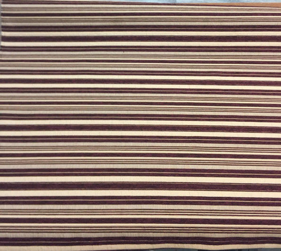 Stripe wine chenille fabric