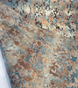 Rousseau Chocolate Multi Teal Silk Linen Jacquard Fabric by the yard
