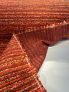 Hollywood Stripe Red Hot Stuff Valdese Chenille Upholstery Fabric