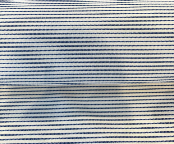 Stitch Royalty Ticking Blue High UV Outdoor Upholstery Fabric By the yard