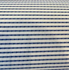  Stitch Royalty Ticking Blue High UV Outdoor Upholstery Fabric By the yard