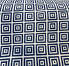 Checkers Royalty Blue High UV Outdoor Upholstery Fabric By the yard