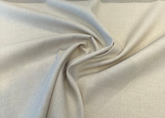 Comfy Cozy Linen Baby Alpaca Taupe Twill Drapery Upholstery Fabric 