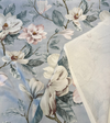 Magnolia Blossom Print Cotton Drapery Upholstery Vilber Fabric 