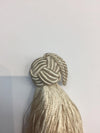 25 pieces Round ball Ivory  Key tassel perfect for runners pillows keychains