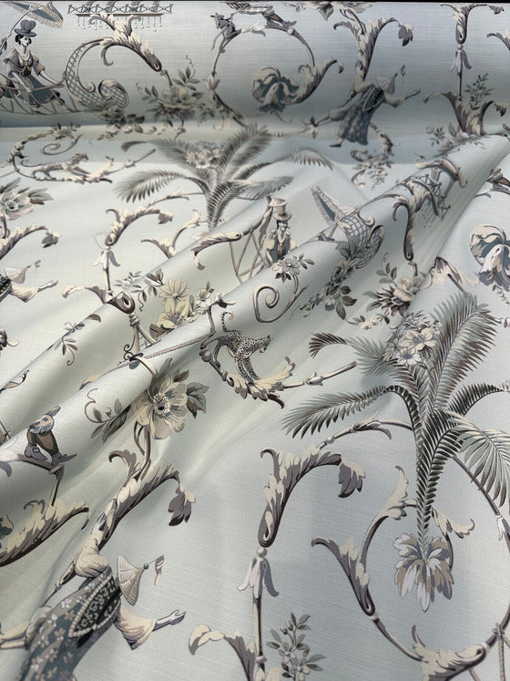 Waverly Mandarin Prose Moonstone Drapery Upholstery Fabric 