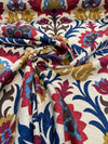 Waverly Santa Maria Gem Floral Damask Drapery Upholstery Fabric