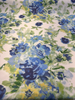 P Kaufmann Artist's View Luna Blue Floral Upholstery Drapery Fabric 