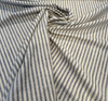 Waverly Pisa Ticking Stripe Vintage Blue Linen Cotton Fabric 