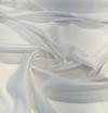 Sunbrella Outdoor 118'' Double Wide White Vortex Sheer Curtain Fabric 